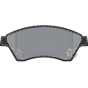 Chevrolet cruze front pad diagram