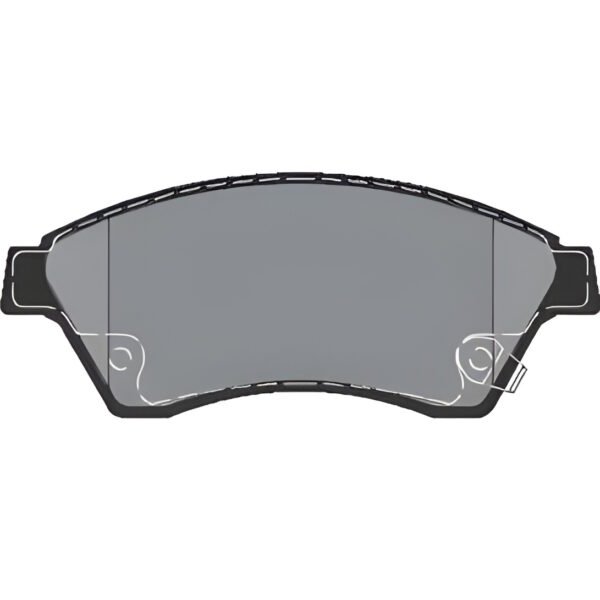 Chevrolet cruze front pad diagram